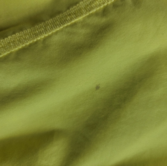 BCBGMAXAZRIA‎ Sleeveless Minimalist Drawstring Yellow Smock Top - Picture 9 of 9